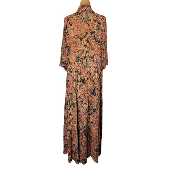 Natural Life Rebecca ButterSoft Midi Dress Boho Cottagecore POCKETS Size L - Picture 10 of 12